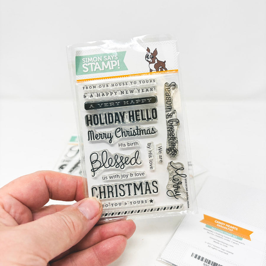 Small Size Asst. – Simon Says Stamp Cling Stamp Sets