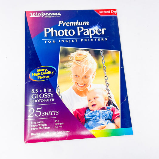 Walgreens Premium Photo Paper 8.5 x 11 in Glossy