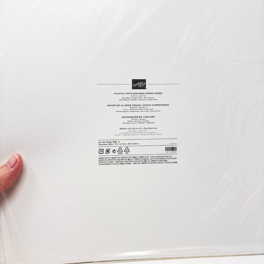 Stampin' Up 12x12 Designer Series Paper Packs