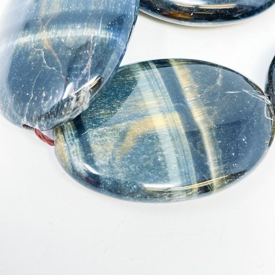 String of Large Tiger Eye Beads