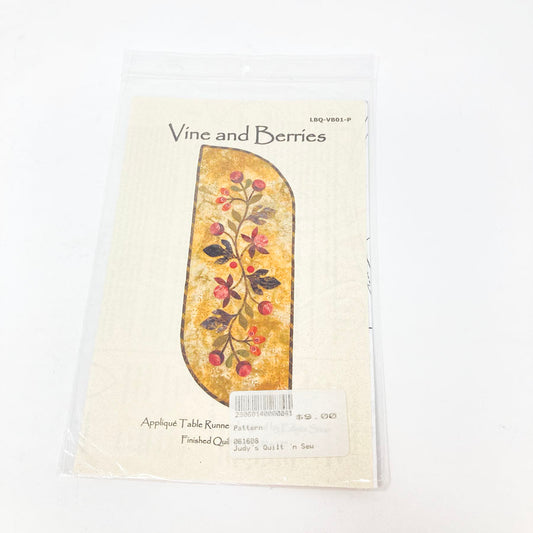 Vines and Berries Sewing Pattern by Laundry Basket Quilts