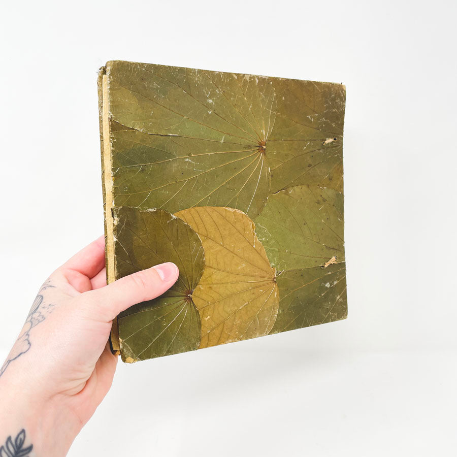 Handmade Leaf Journal