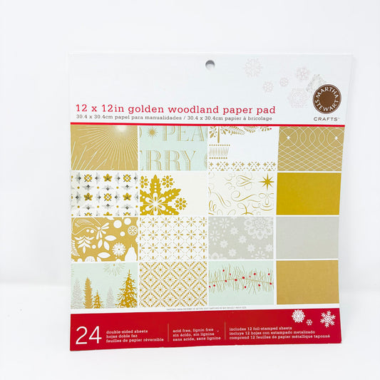 Golden Woodland 12 x 12 Paper Pad