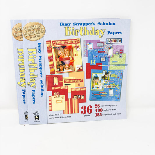 Busy Scrapper's Solution Birthday Papers 12 x 12 (1)
