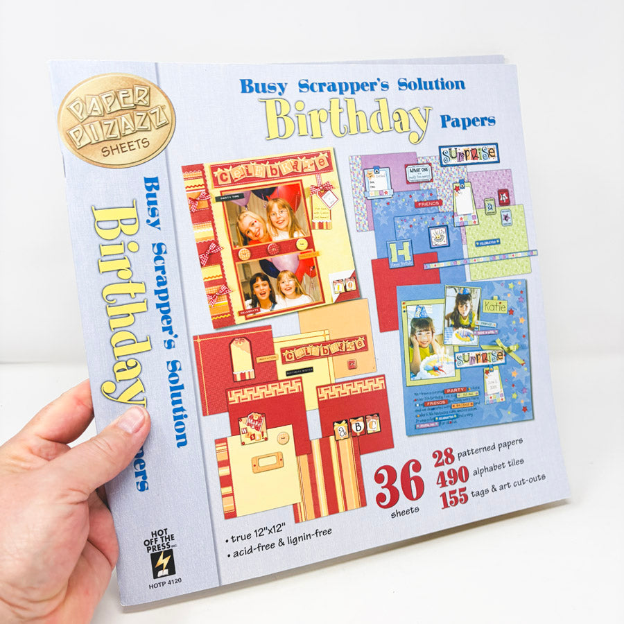 Busy Scrapper's Solution Birthday Papers 12 x 12 (1)