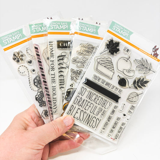 Fall and Winter Themes – Simon Says Stamp Clear Stamp Sets