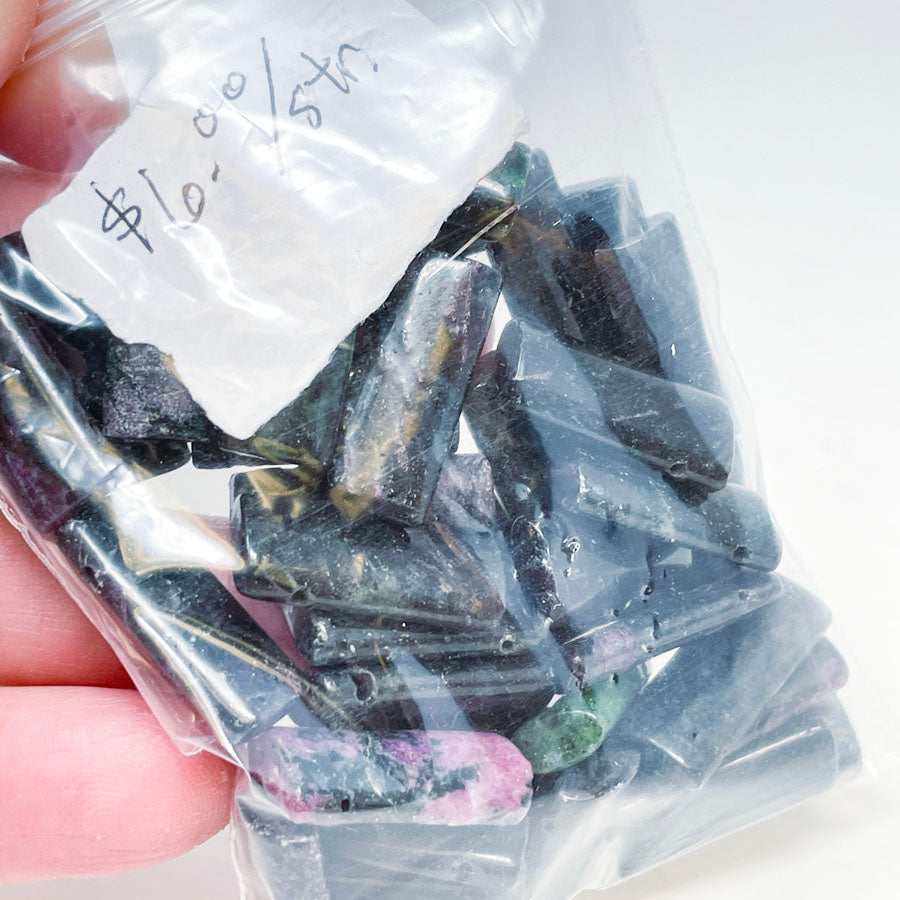 Long Rectangle Stone Beads