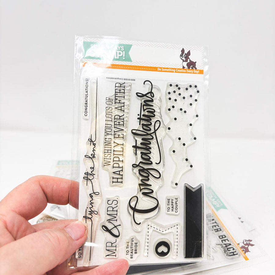 Congratulations – Simon Says Stamp Clear Stamp Set
