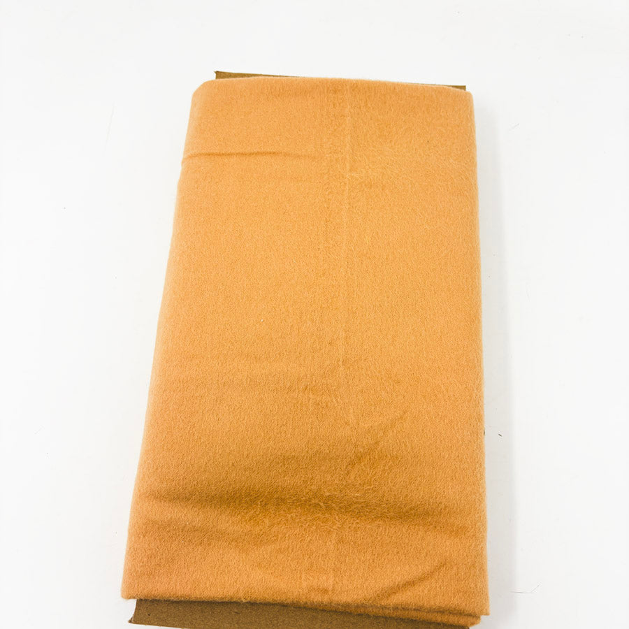 34" x 43" Camel Color Felted Flannel
