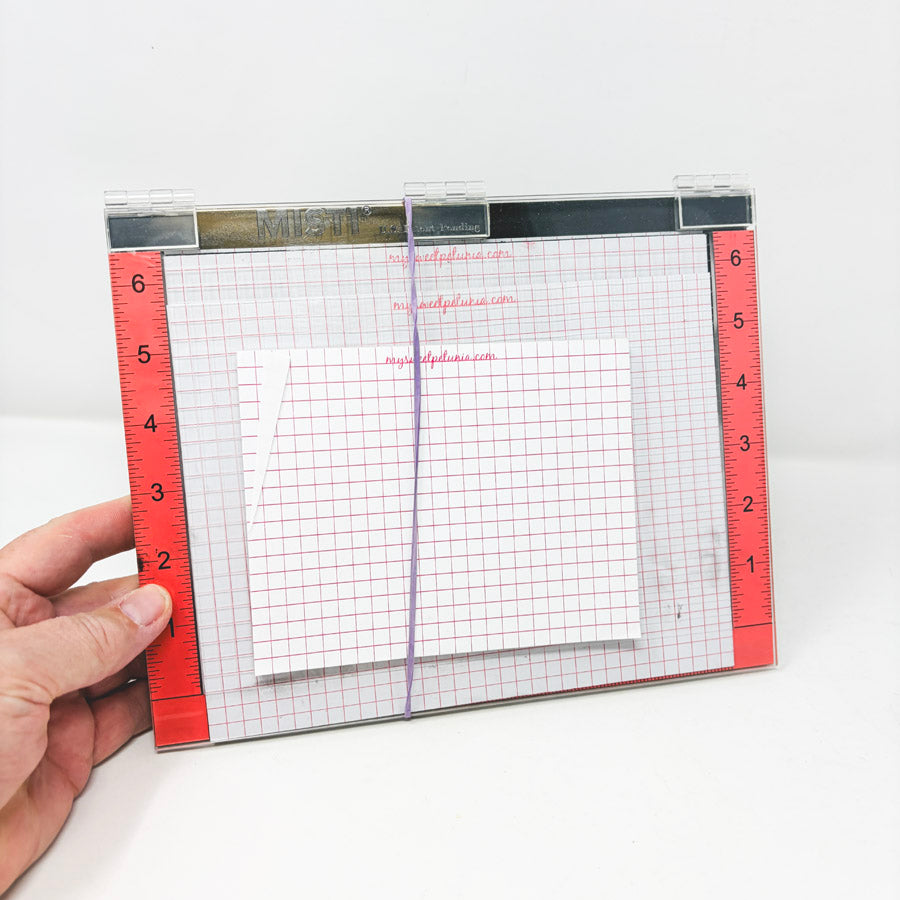 MISTI Stamping Tool with Grid Paper Pads