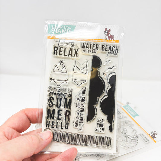 Sea You Soon – Simon Says Stamp Clear Stamp Set