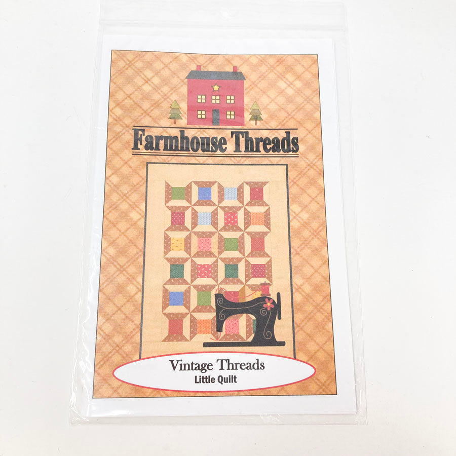Vintage Threads Quilt Pattern by Farmhouse Threads