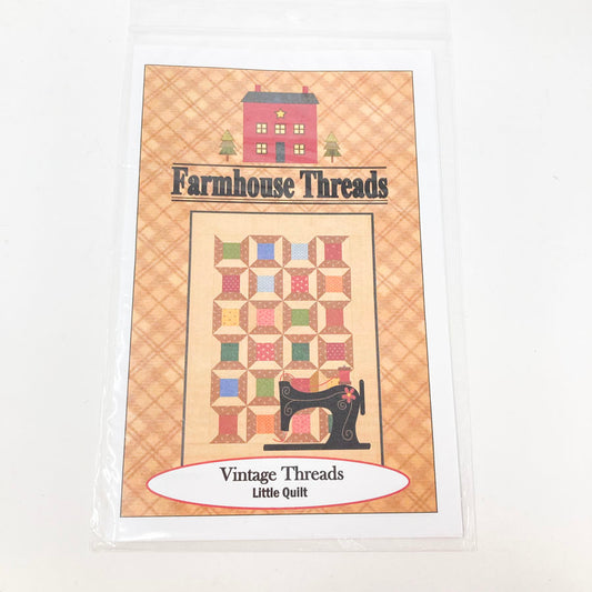 Vintage Threads Quilt Pattern by Farmhouse Threads