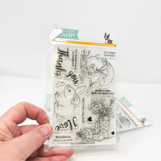 Showers and Flowers – Simon Says Stamp Clear Stamp Set