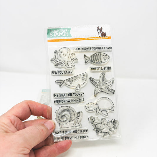 Under The Sea Animals – Simon Says Stamp Clear Stamp & Die Set