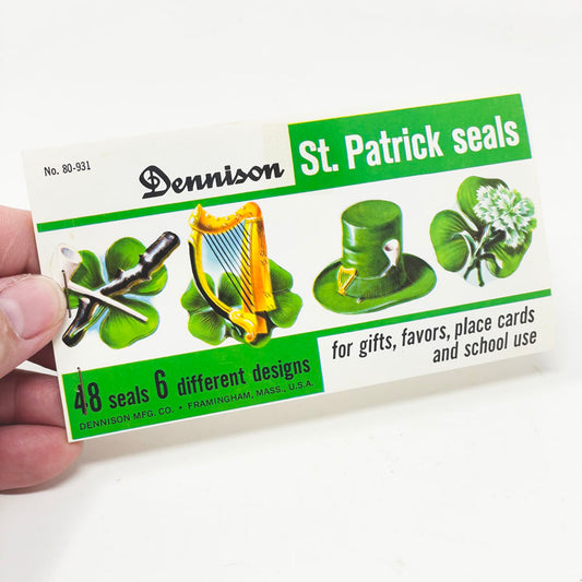 St. Patrick – Vintage Dennison Seals