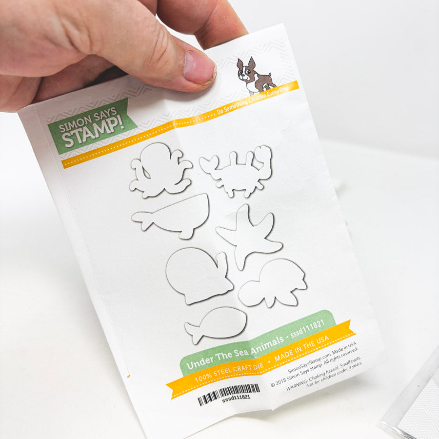Under The Sea Animals – Simon Says Stamp Clear Stamp & Die Set