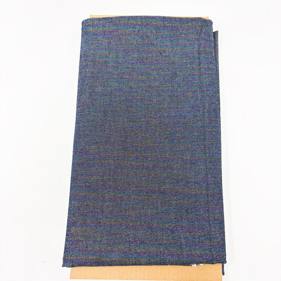 49" x 35" Iridescent Multi-Color Crossweave Fabric