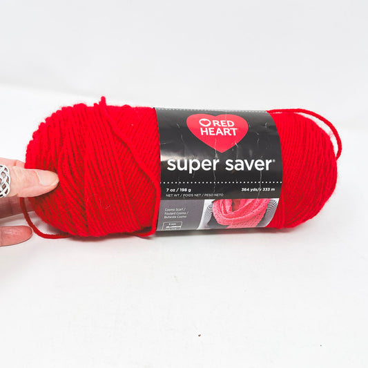 Cherry Red - Red Heart Super Saver Yarn