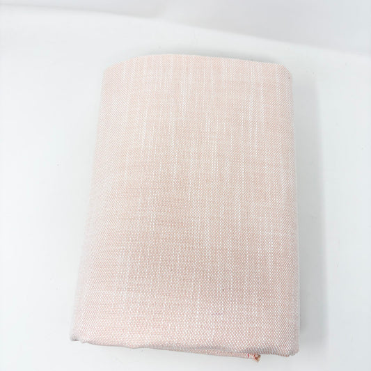 56" x 88" Blush Heavyweight Textured Upholstery Fabric
