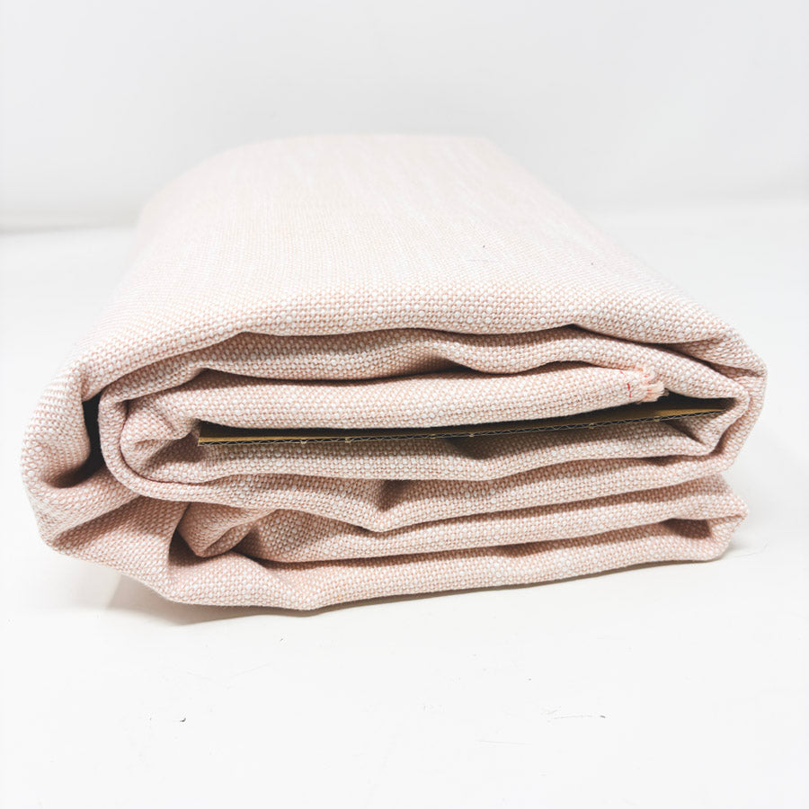 56" x 88" Blush Heavyweight Textured Upholstery Fabric