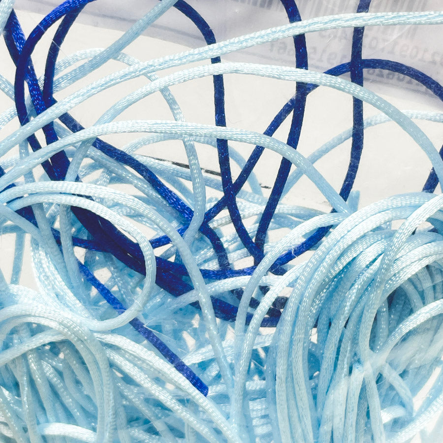 Mixed Color Rattail Cord Bundles