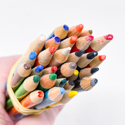Color BOX SET Kids Child's Craft Jar ART SET Artist Crayons Pens Paints  Pencils