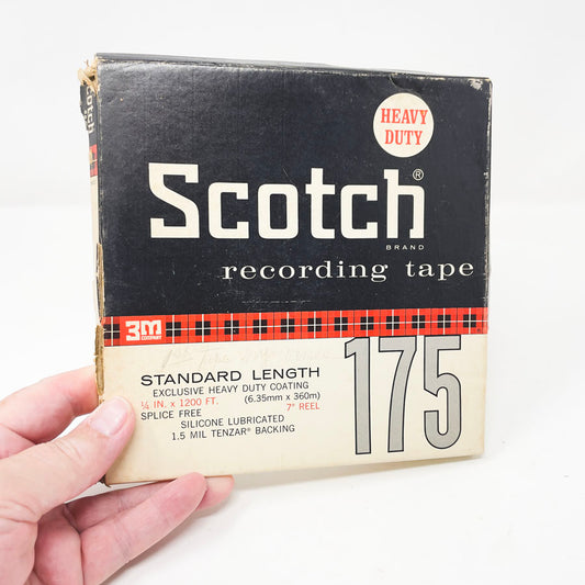 Vintage Scotch Recording Reel - Recorded