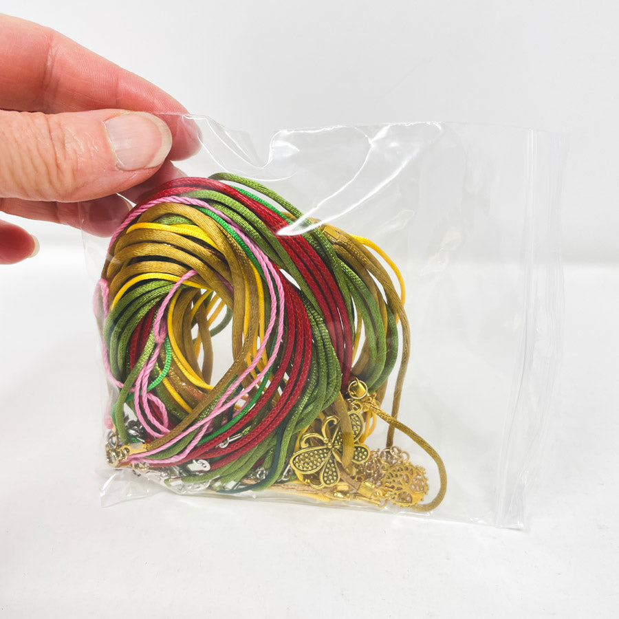 Fall Colors Rattail Necklaces with Fittings & Charms Bundle