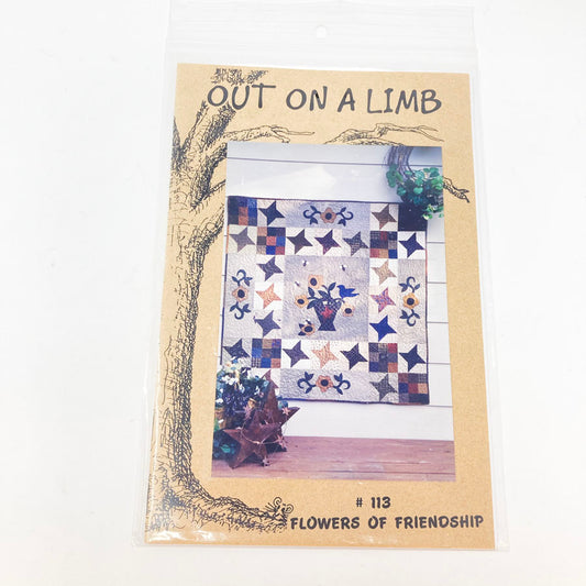 Flowers of Friendship Quilt Pattern by Out on a Limb