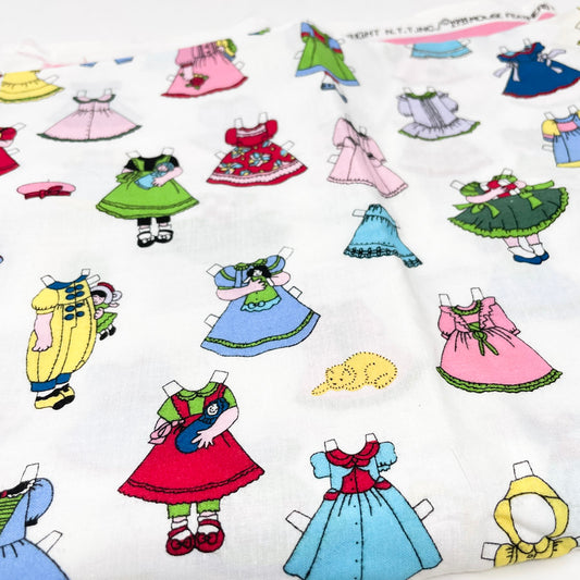 Fabric Traditions #5219 Pink Paper Doll Fabric
