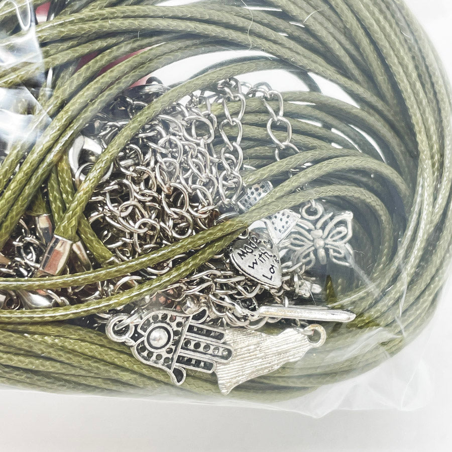 Neutral Colors Rattail Necklaces - Pick a Color (1)