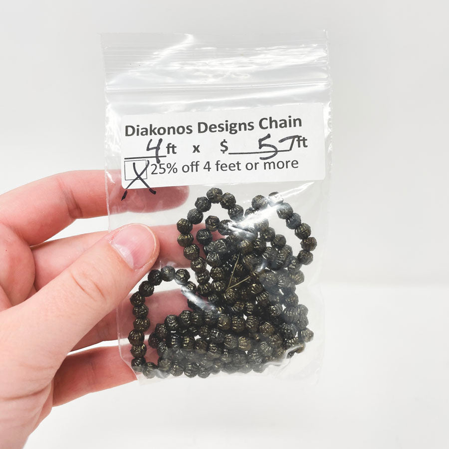 Metal Textured Beads