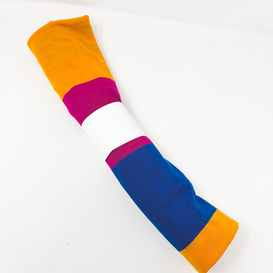 60" x 39" Cotton Spandex Jersey Knit Striped Fabric