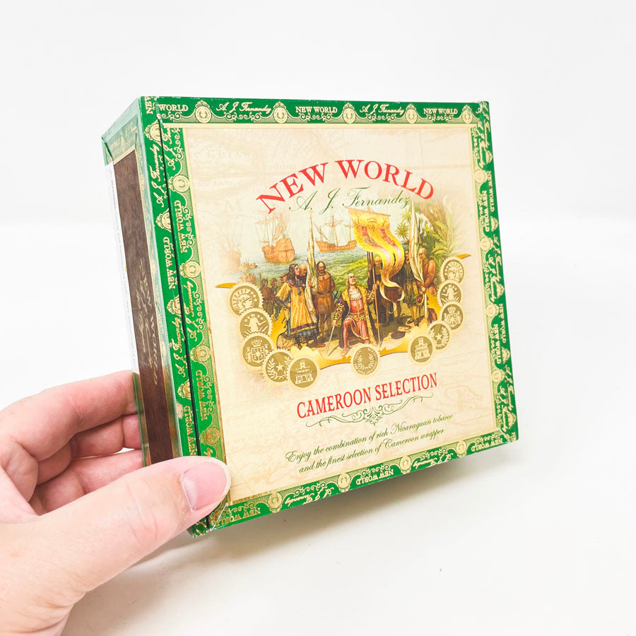 New World Cameroon Wood Cigar Box