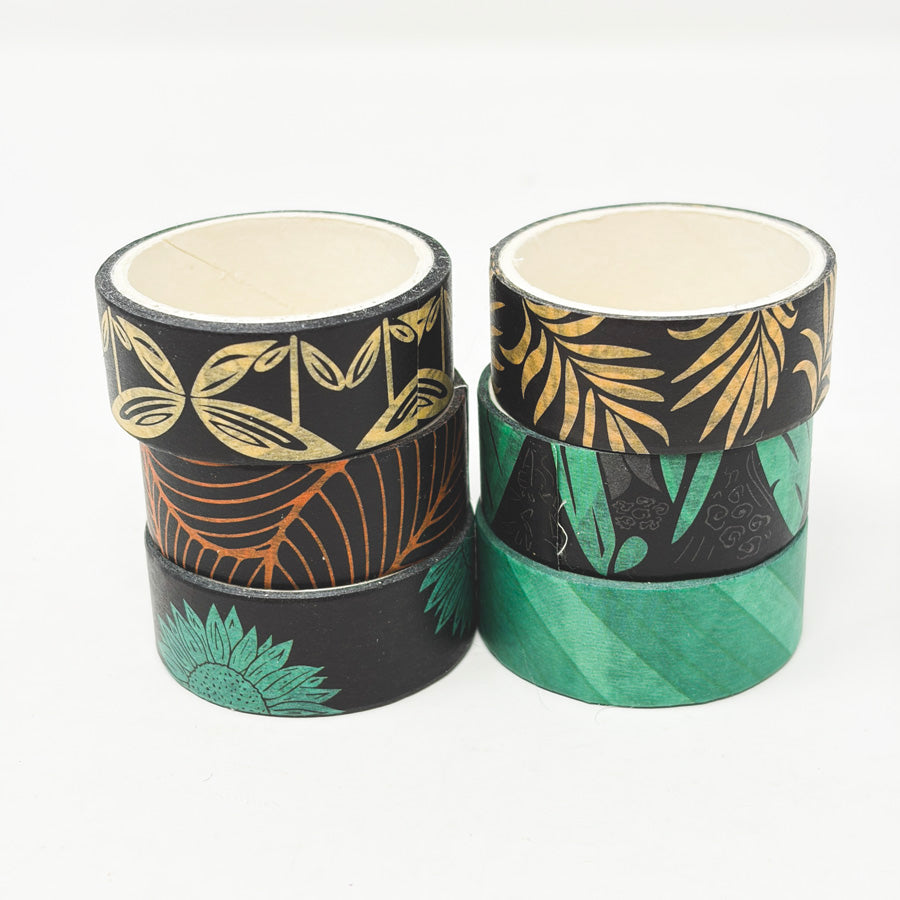 Leaf Theme Washi Tape Bundle (6)