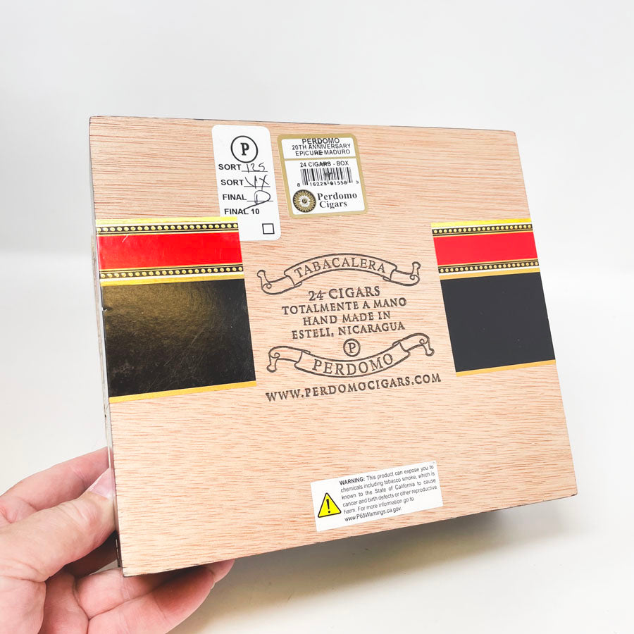 Perdomo 20th Anniversary Wood Cigar Box