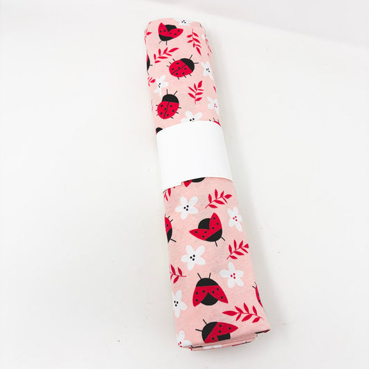 56" × 64" Ladybug Jersey Knit