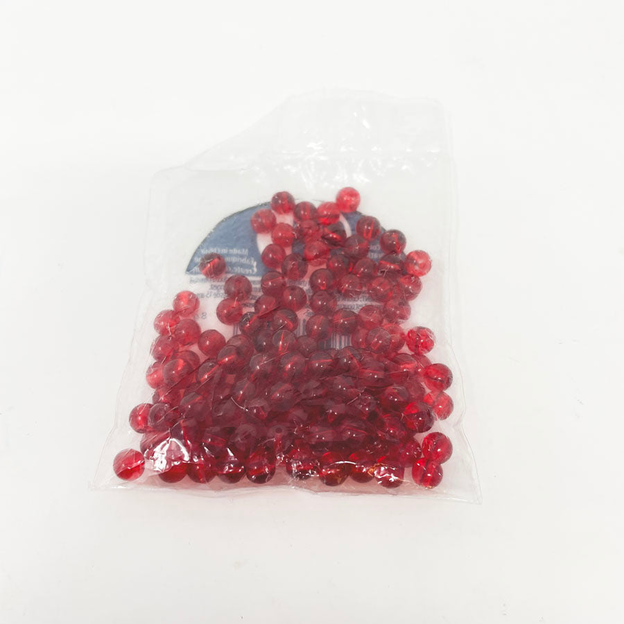 Red Glass Beads