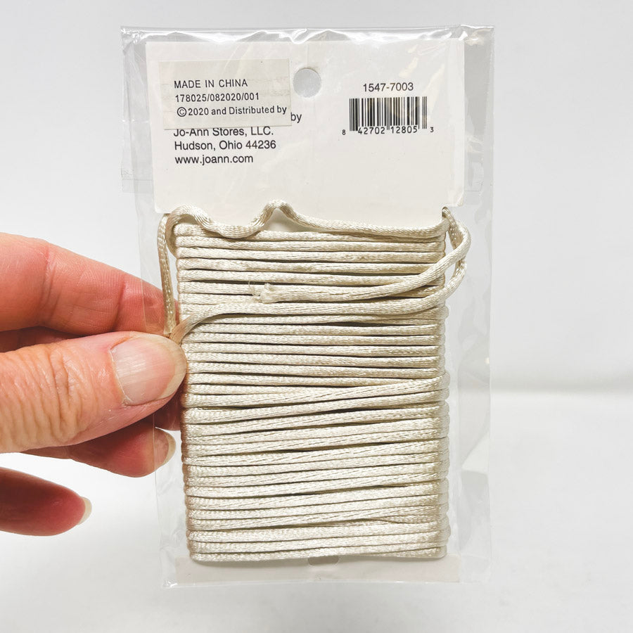 Hildie & Jo Silky Cord Silver