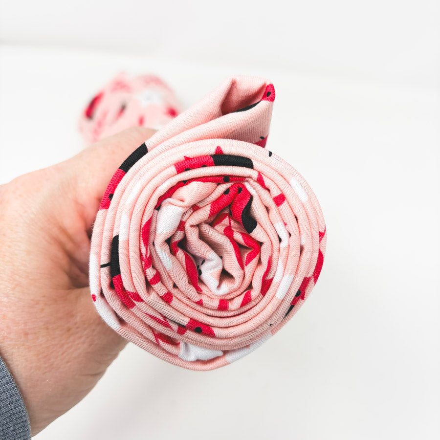 56" × 64" Ladybug Jersey Knit