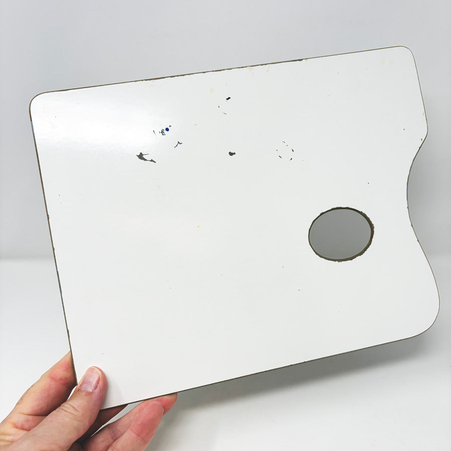 White Melamine Artist Palette