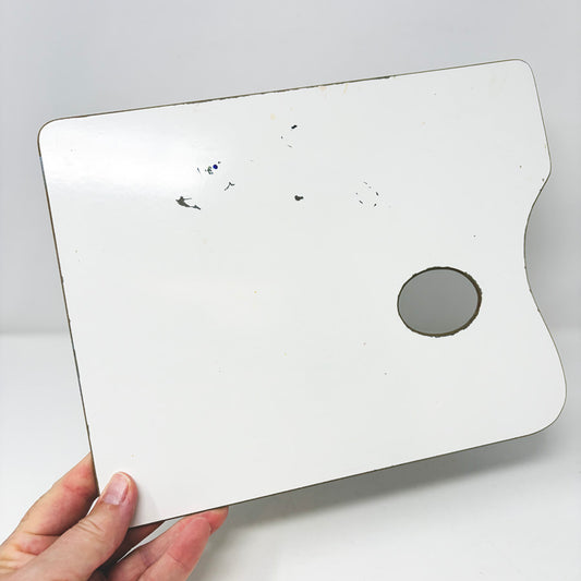 White Melamine Artist Palette