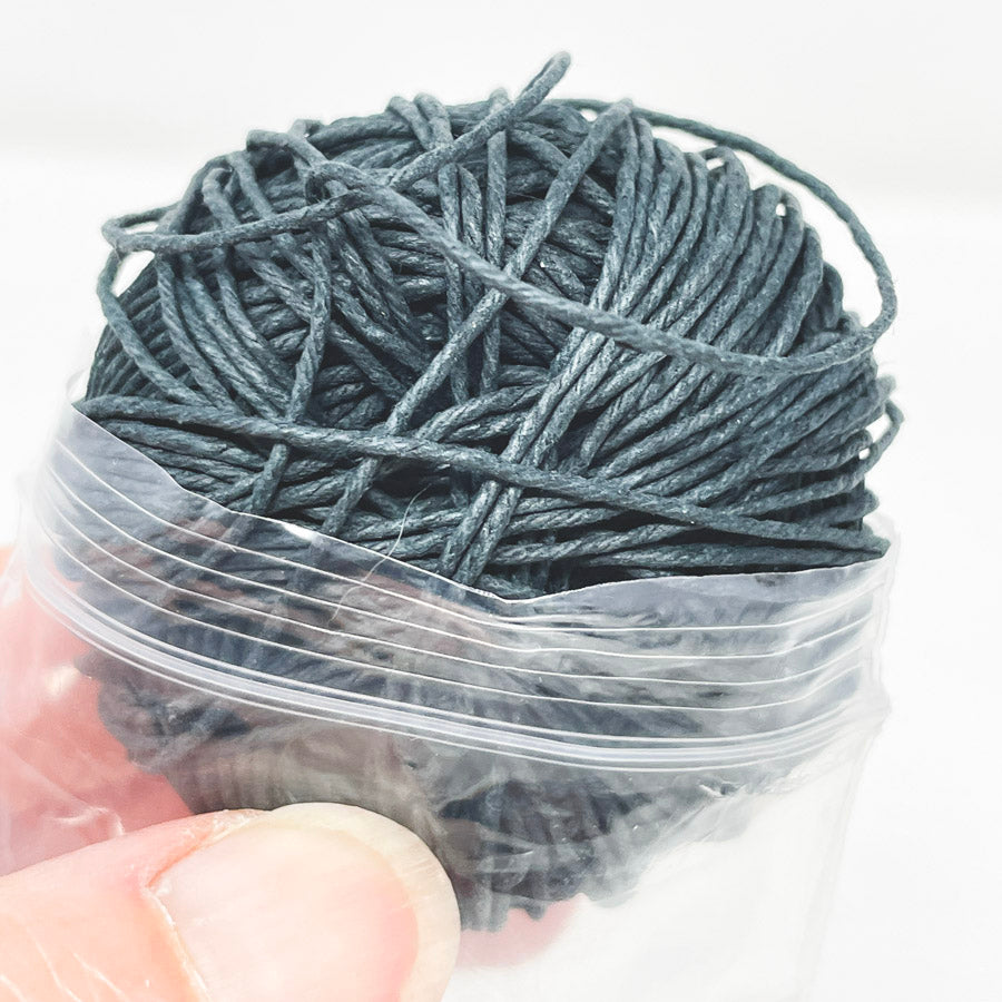 Black Waxed Cord