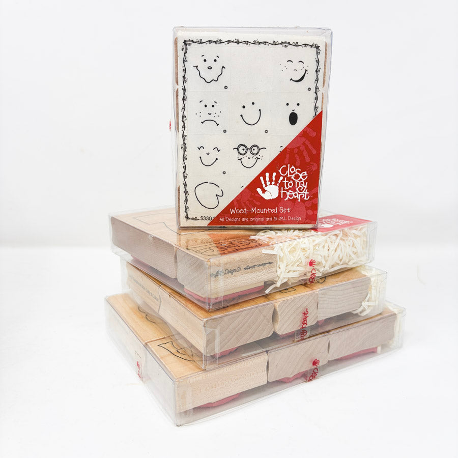 Character Builders – Close to My Heart Wood Back Rubber Stamps