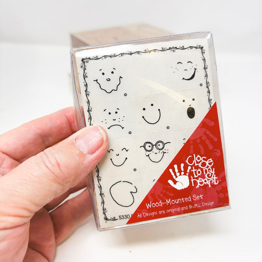 Character Builders – Close to My Heart Wood Back Rubber Stamps