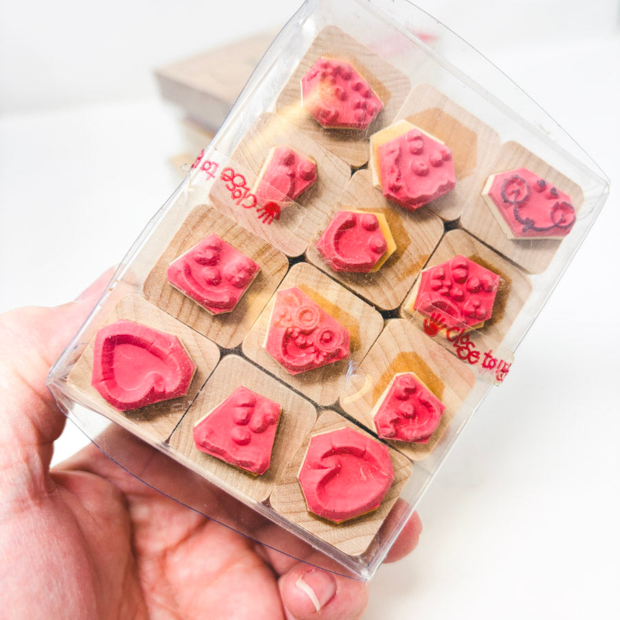 Character Builders – Close to My Heart Wood Back Rubber Stamps