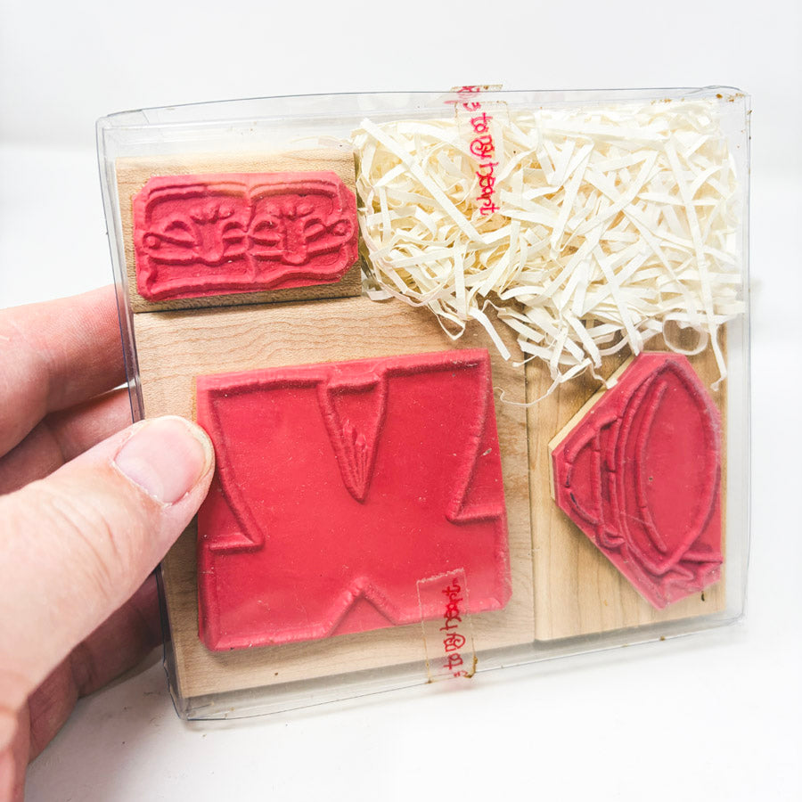 Character Builders – Close to My Heart Wood Back Rubber Stamps