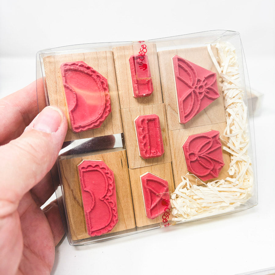 Character Builders – Close to My Heart Wood Back Rubber Stamps