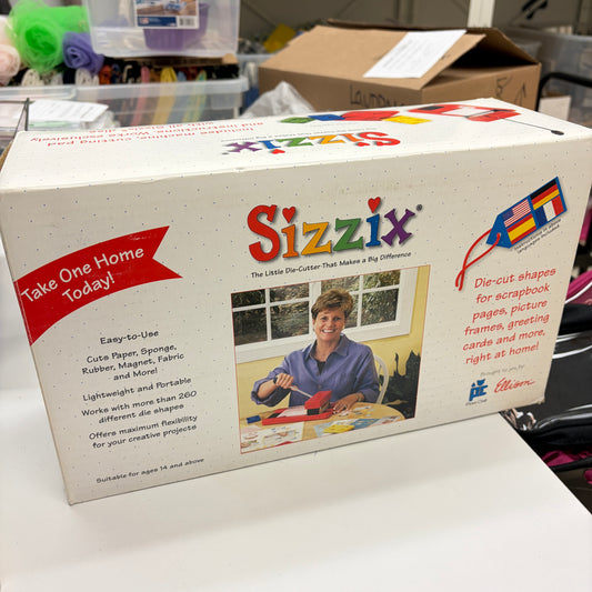 Sizzix Original Red Personal Die Cutting Machine with Converter